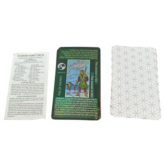Starter Tarot Deck George Bennett Beginner Cards USGS Opened Never Used - Picture 3 of 8